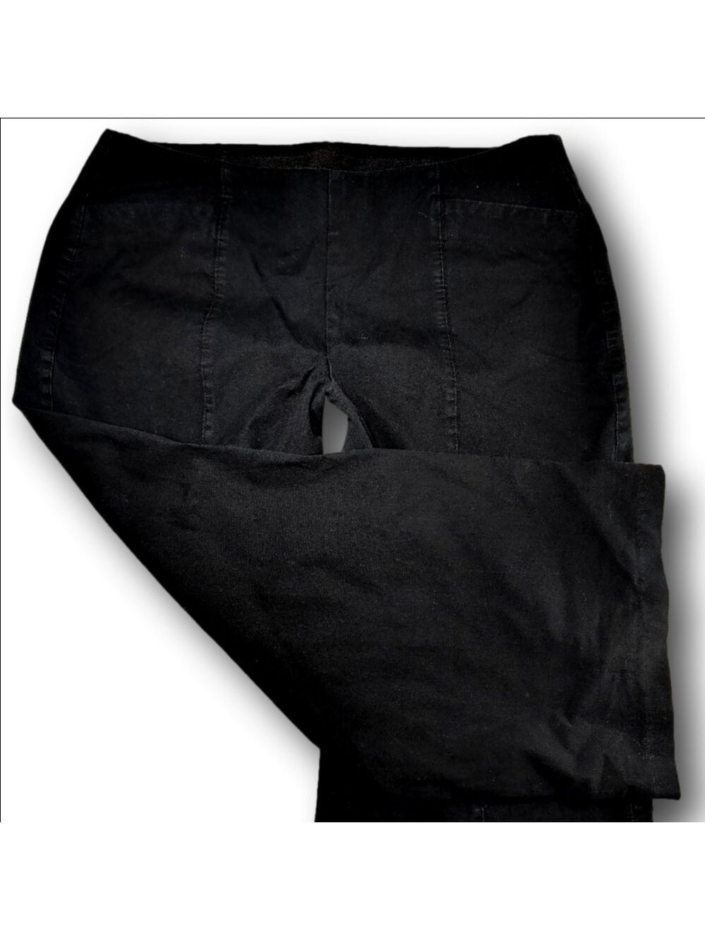 Women's Old Navy Black High-Rise Pixie Wide Leg Pants 2X